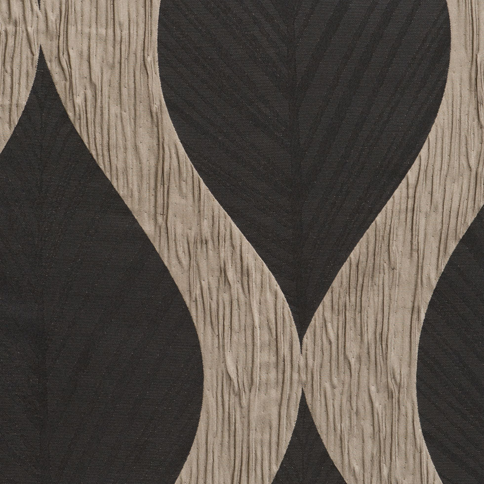 Ebony  Bold Leaves Polyester - Joann Fabrics