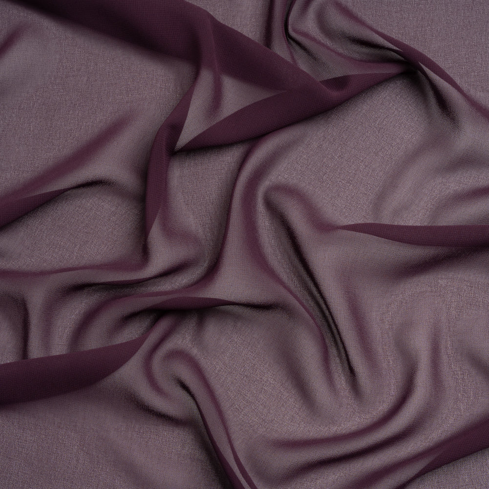 Polyester High-Multi Chiffon - Eggplant - Netta Collection by Mood - Joann Fabrics