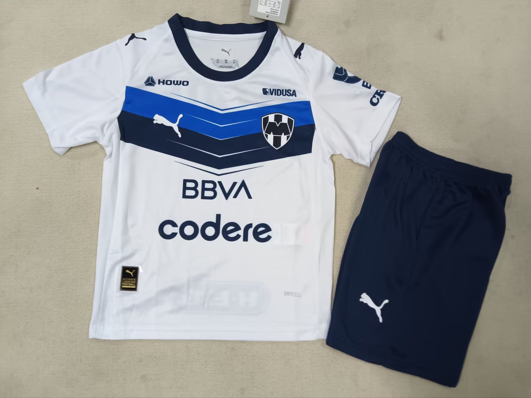2025/2026 C.F.Monterrey Away Football Jersey 1:1 Thai Quality Kids Size