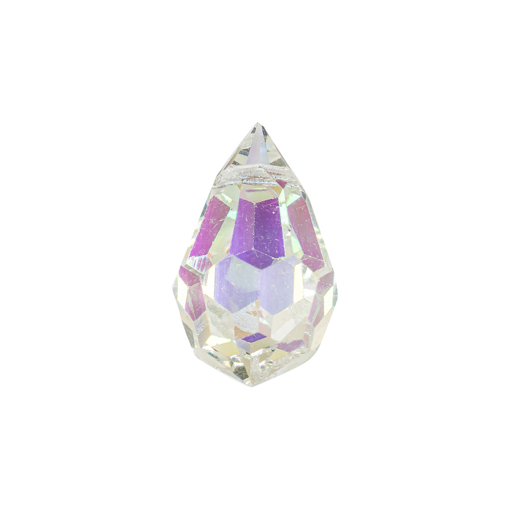 Vintage Imitation Crystal AB Teardrop Ornament - 20mm x 12mm - Joann Fabrics