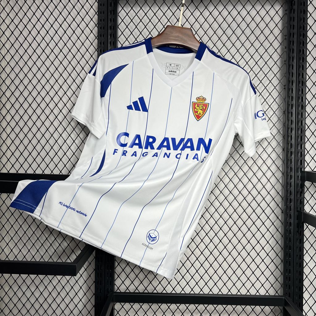 2024/2025 Real Zaragoza Home Football Shirt 1:1 Thai Quality