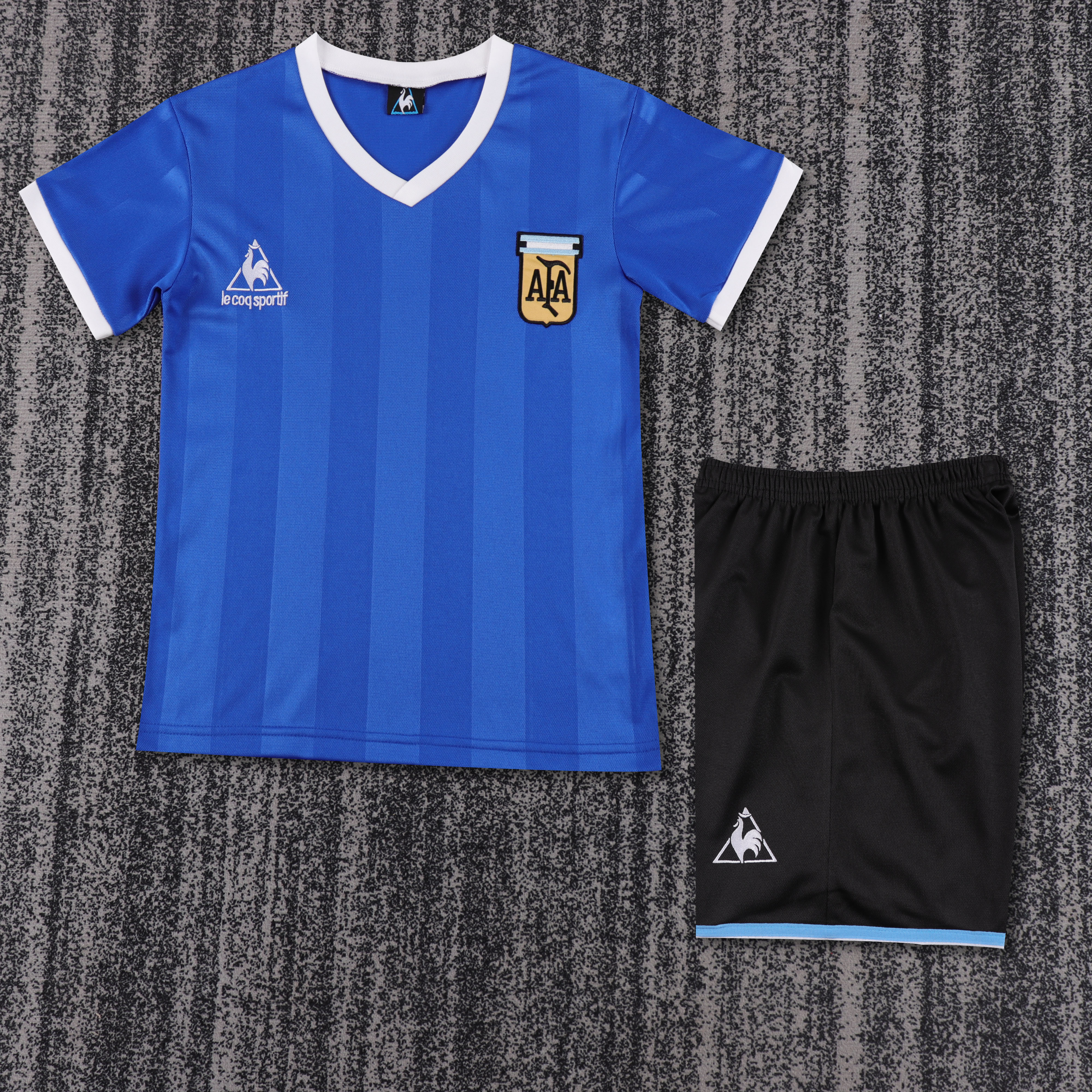 1986 Retro Argentina National Team Away Jersey 1:1 Thai Quality Kids Size