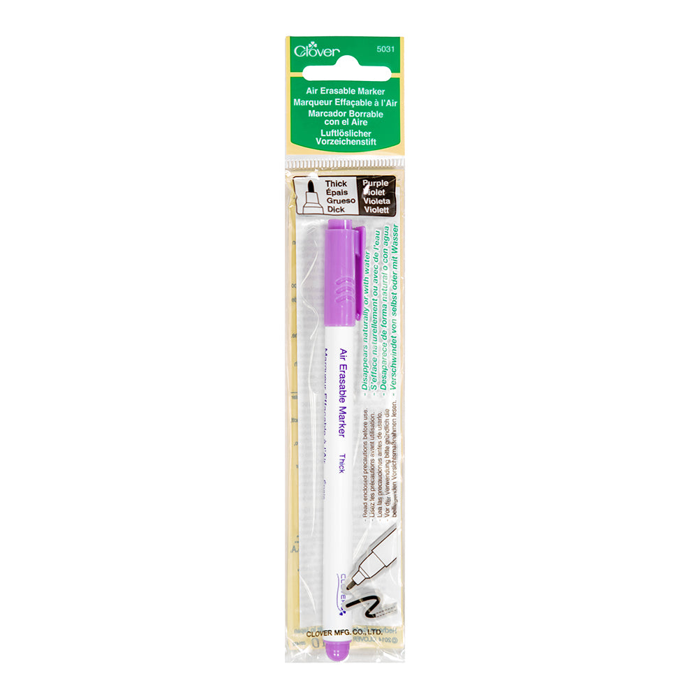 Clover Air Erasable Fabric Marker - Purple, Thick - Joann Fabrics