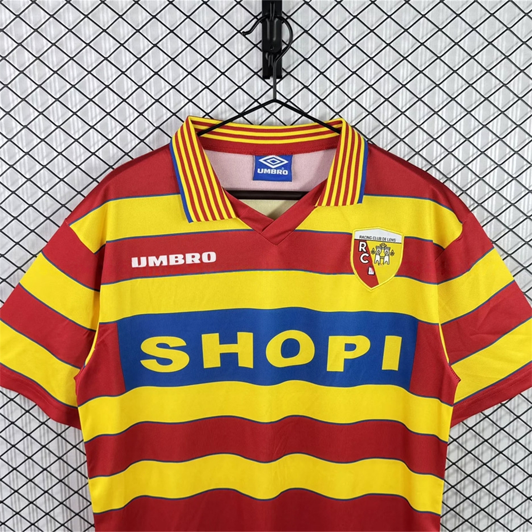 Retro RC Lens 1996-97 Home Jersey - UnitedFutballJersey