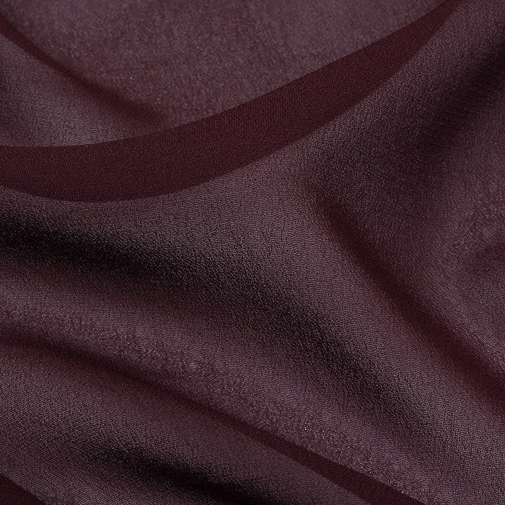 Famous Australian Designer Burgundy Viscose Georgette - Joann Fabrics