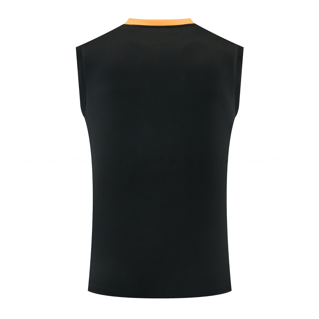 Inter Milan 25-26 Vest Training Set - Black And Grey Top & Pants - UnitedFutballJersey