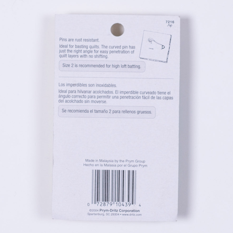 Dritz Curved Safety Pins - 40 Ct - Joann Fabrics