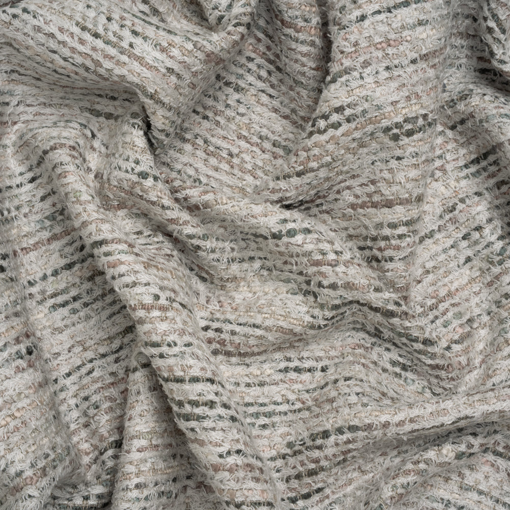 Recycled Olefin and Acrylic Upholstery Boucle and Chenille Tweed - Marble Stripes - Virginia Collection - Joann Fabrics