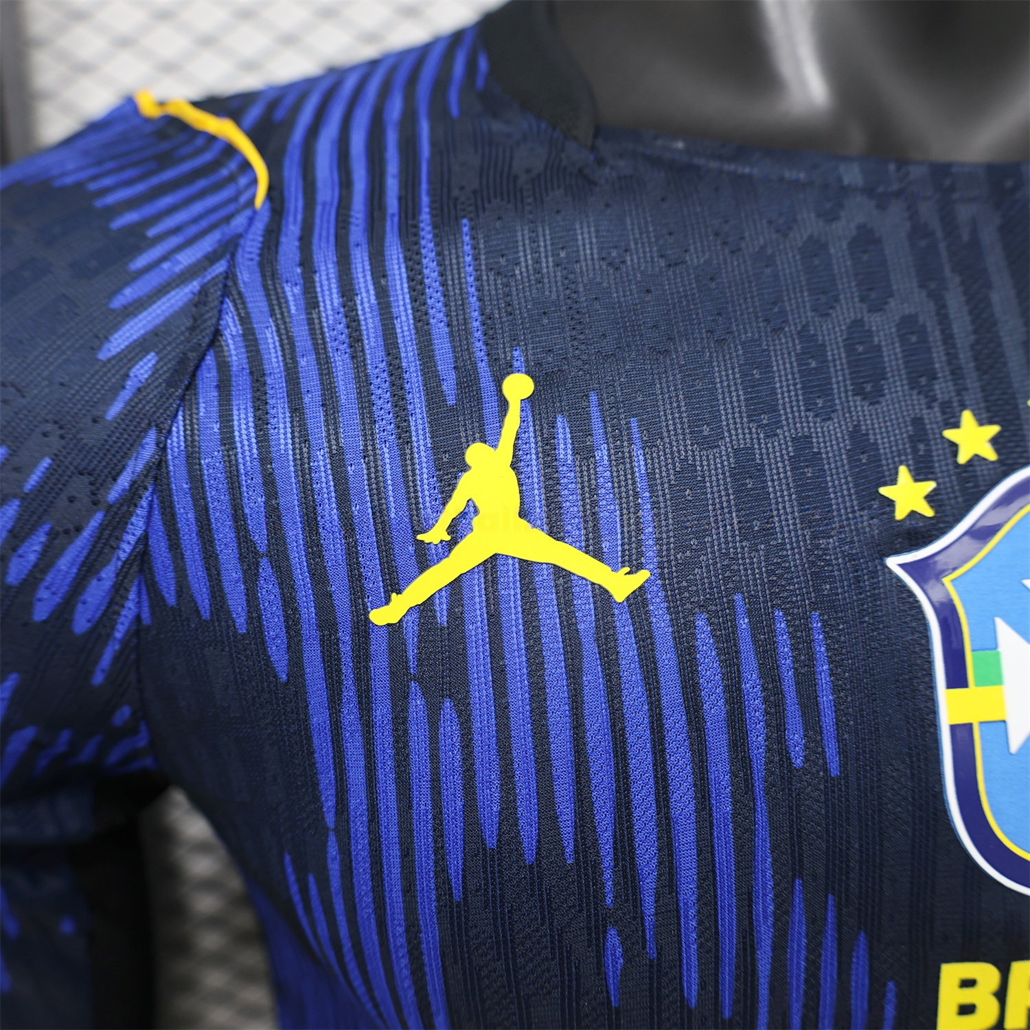 Brazil 2026 Away Blue Long Sleeves Jersey - Player Version - UnitedFutballJersey