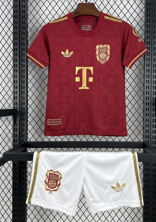 2025/2026 Bayern Munich 125th Anniversary Edition Football Jersey 1:1 Thai Quality Kids Size