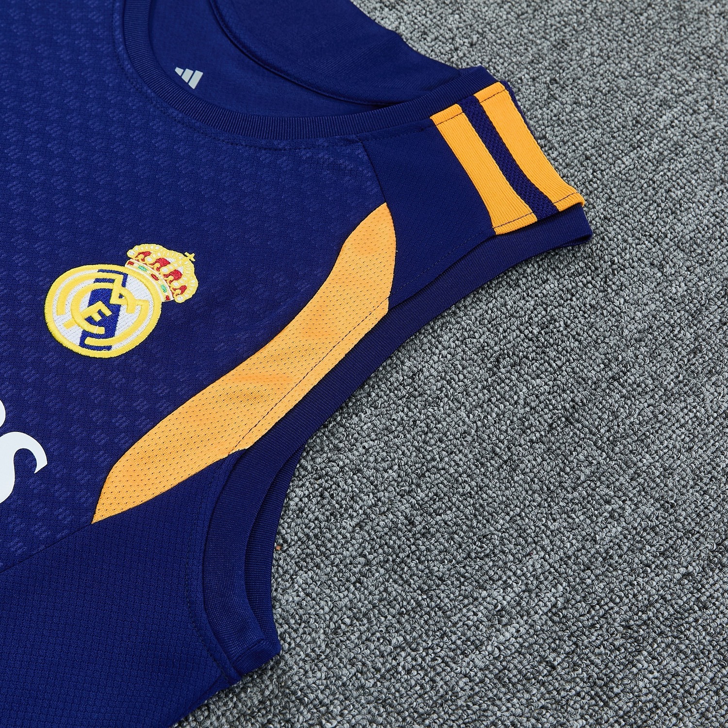 Real Madrid 26-27 Vest Training Set - Blue Vest and Shorts - UnitedFutballJersey
