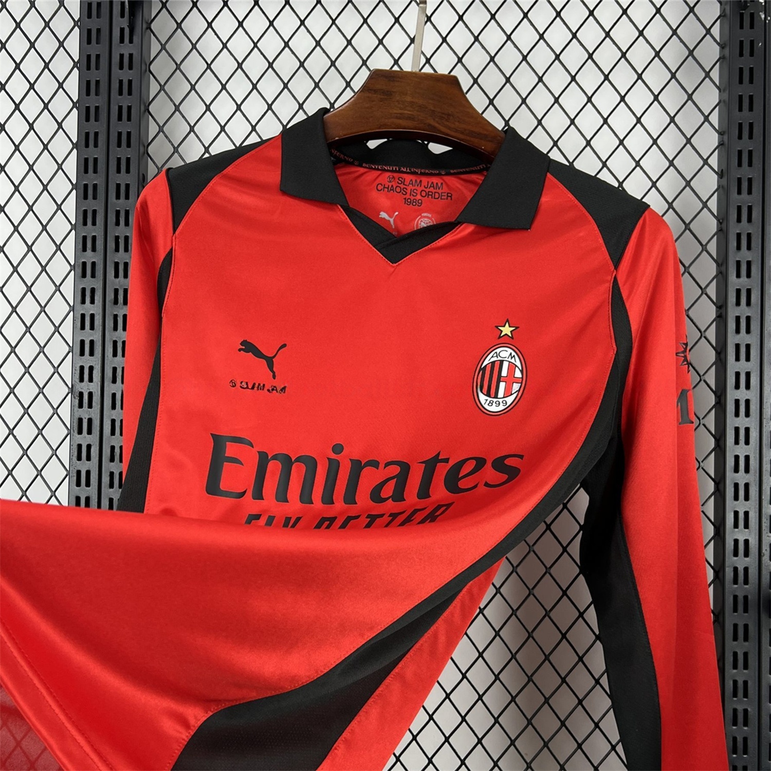AC Milan 25-26 Fourth Red Long Sleeves Jersey - Fans Version - UnitedFutballJersey