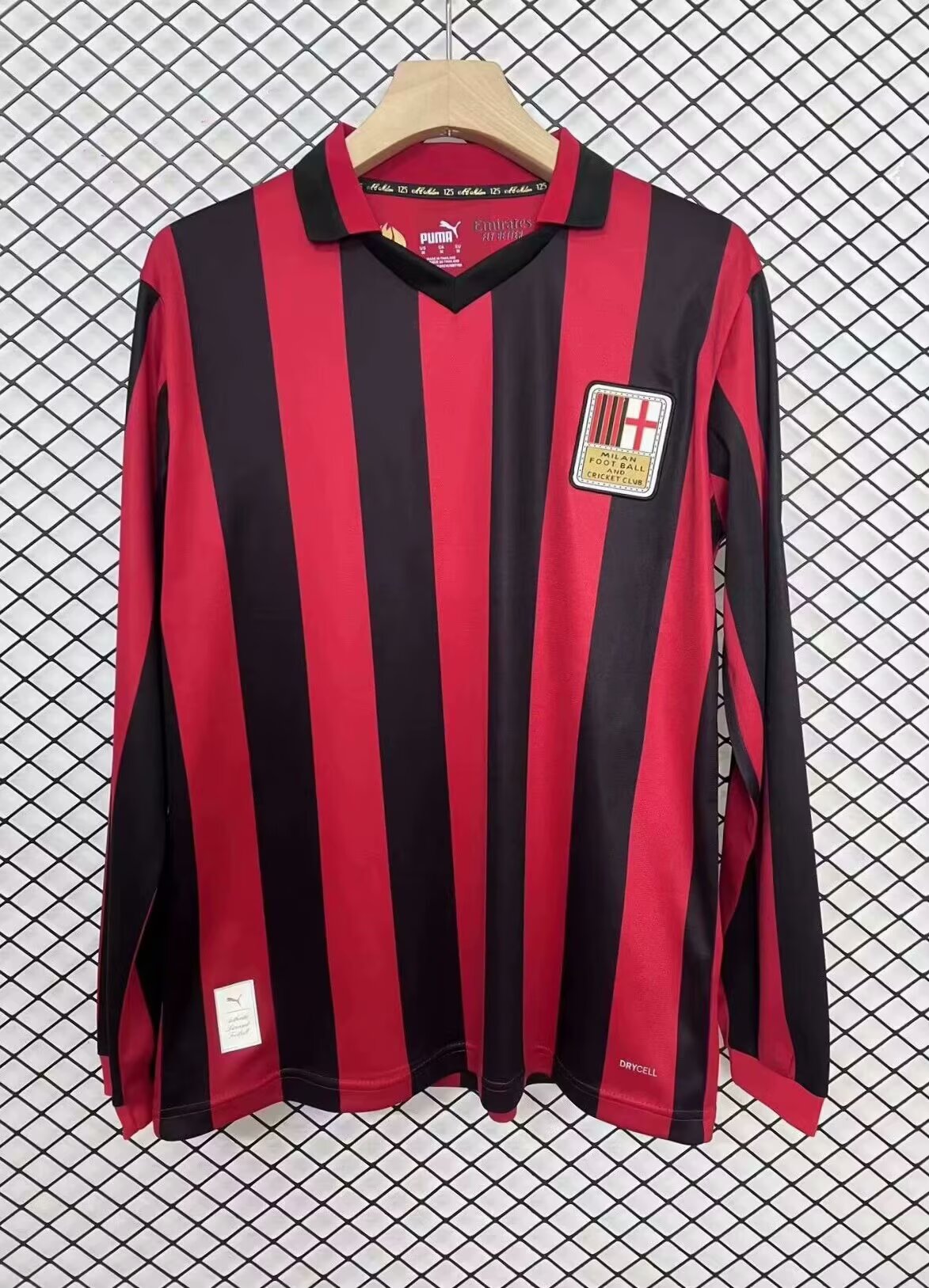2024/2025 AC Milan Long Sleeves Anniversary Edition Soccer Jersey 1:1 Thai Quality