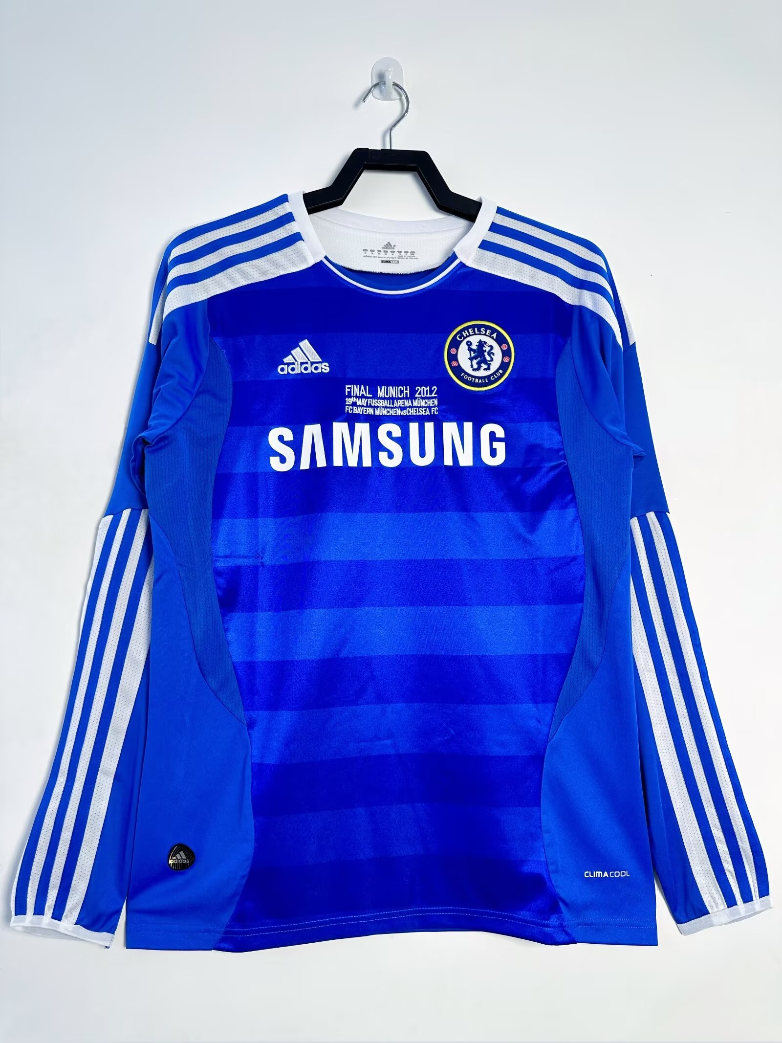 2011/2012 Retro Chelsea Long Sleeves Home Football Shirt 1:1 Thai Quality