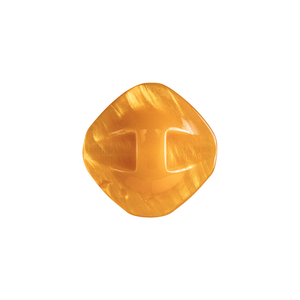 Golden Orange Iridescent Tunnel-Shank Back Button with Needle Channel - 32L/20mm - Joann Fabrics