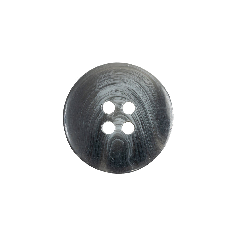 Charcoal, Silver Cloud and Translucent Swirl 4-Hole Low Convex Plastic Button - 32L/20mm - Joann Fabrics