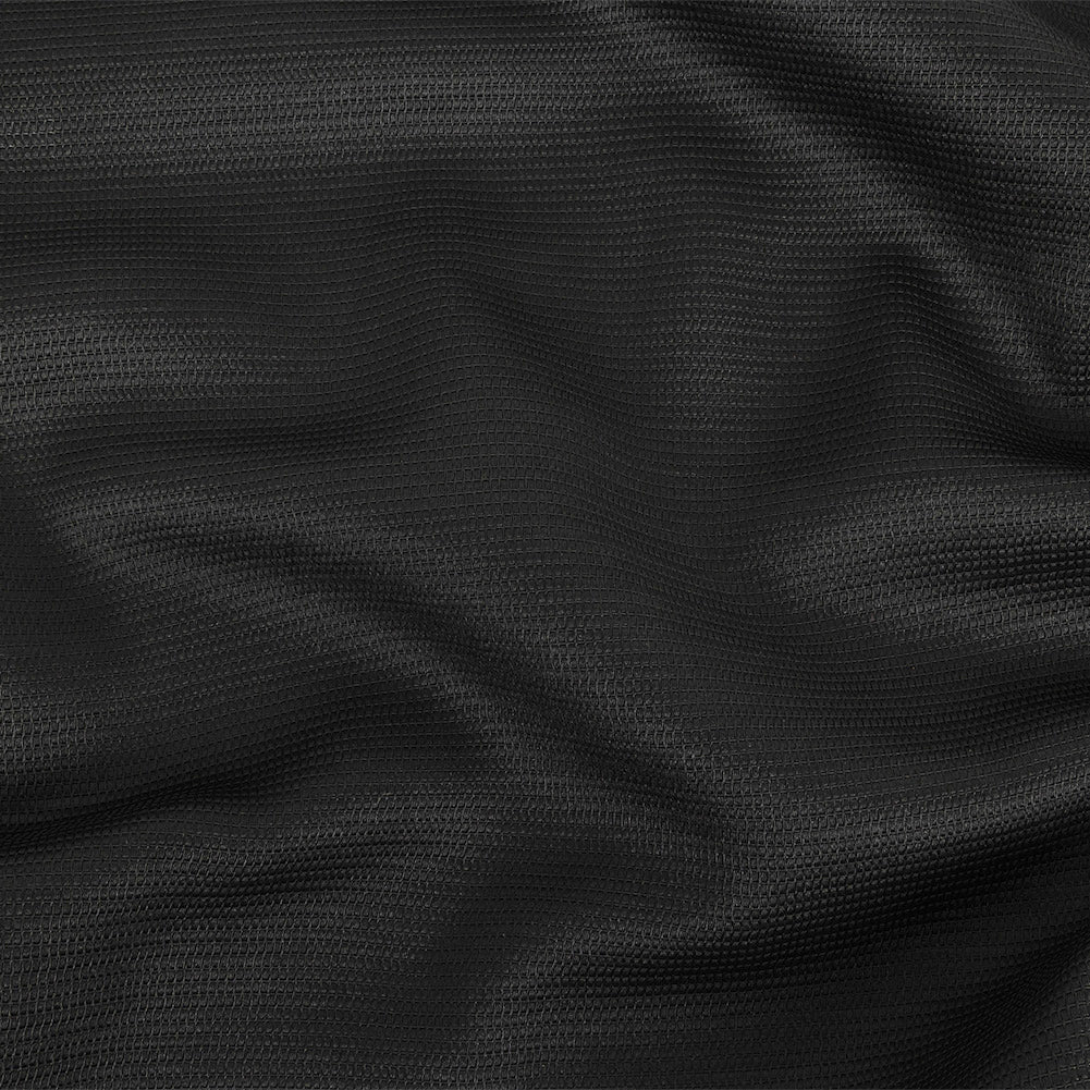 Black on Black Gridded Polyester Tweed - Joann Fabrics