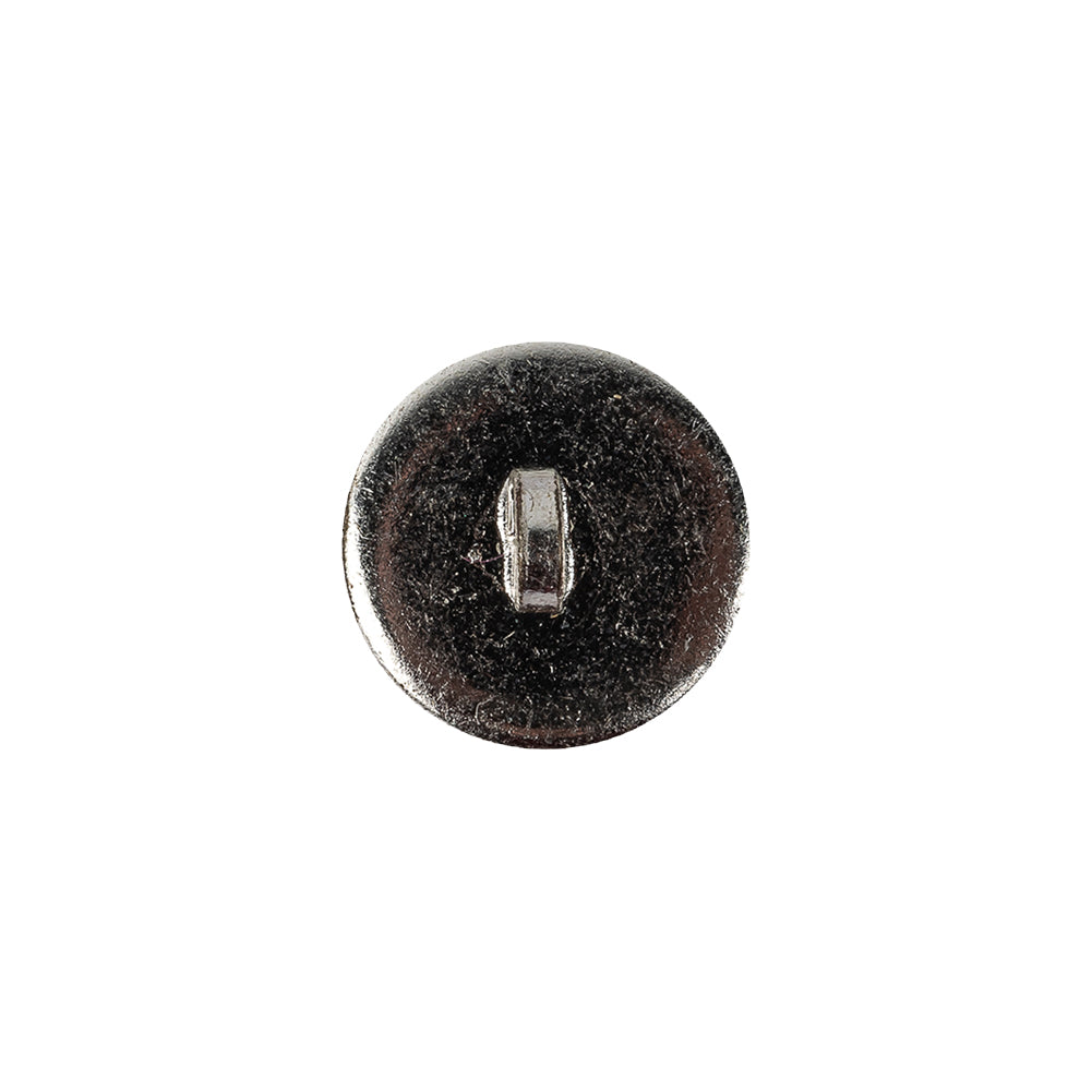 Vintage Black and Silver Metal Shank Back Button with Rhinestone Core - 22L/14mm - Joann Fabrics