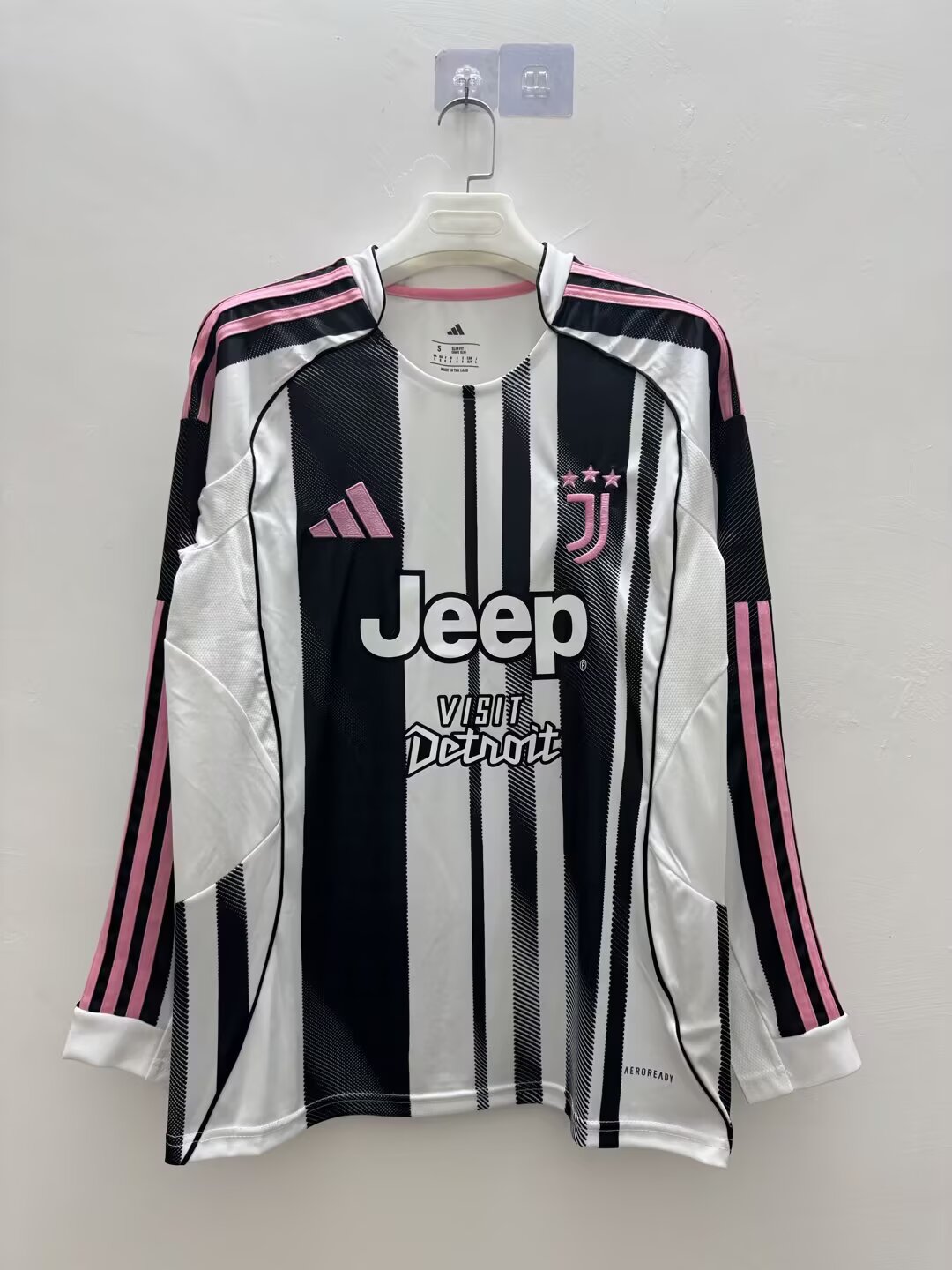 2025/2026 Long Sleeve Juventus Home Football Shirt 1:1 Thai Quality