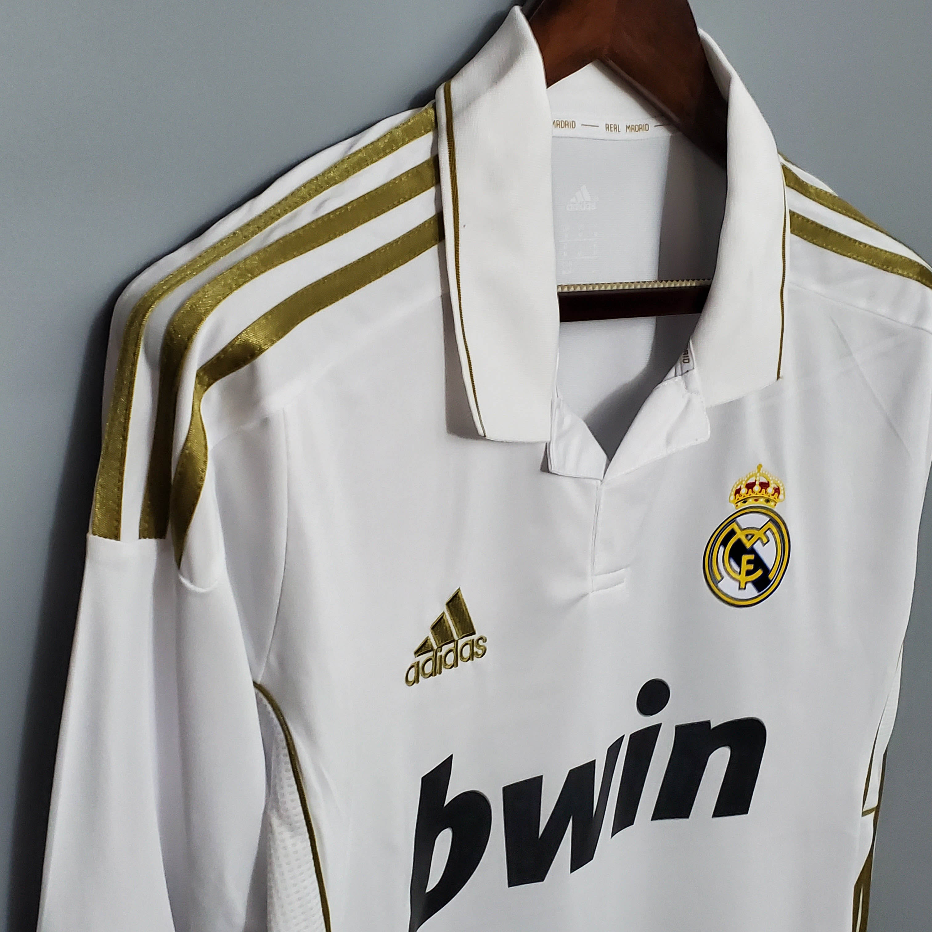 2011/2012 Retro Long Sleeve Real Madrid Home 1:1 Thai Quality