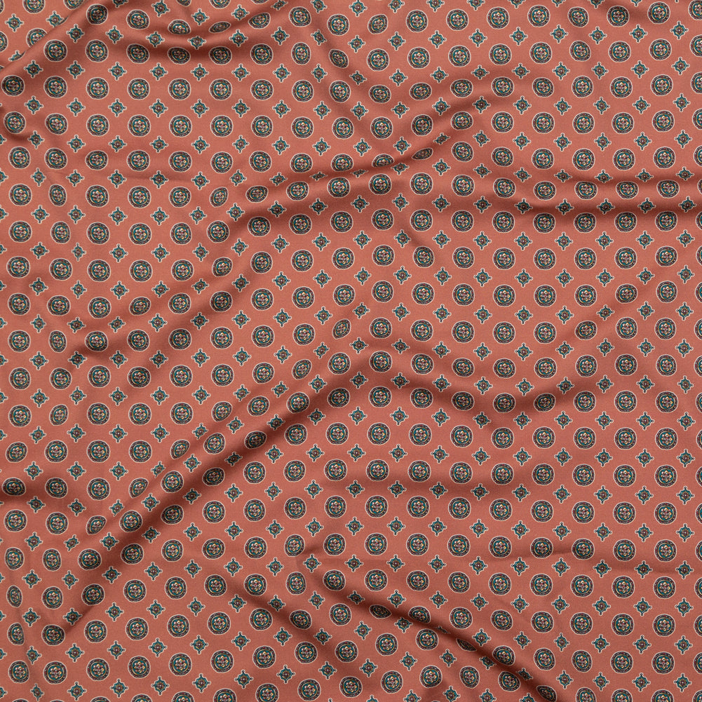 Stretch Cotton Sateen - Rose Taupe Medallions - Peaceful Ease Print - Mood Exclusive Kenko Collection - Joann Fabrics
