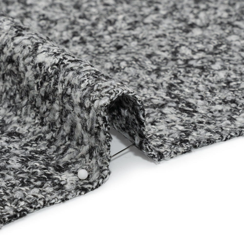 Black and White Tweedy Wool Blend Boucle - Joann Fabrics