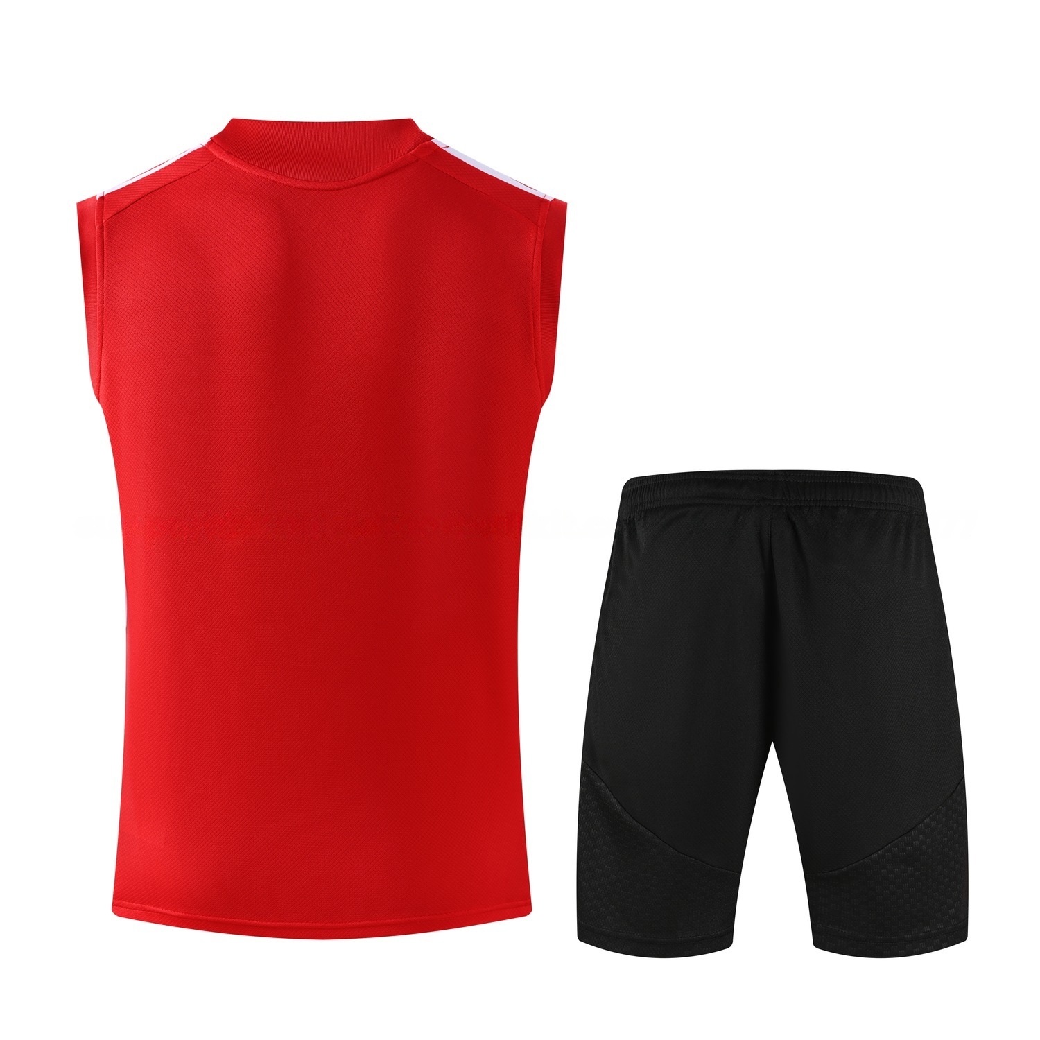 Arsenal 26-27 Vest Training Set - Red Vest and Black Shorts - UnitedFutballJersey