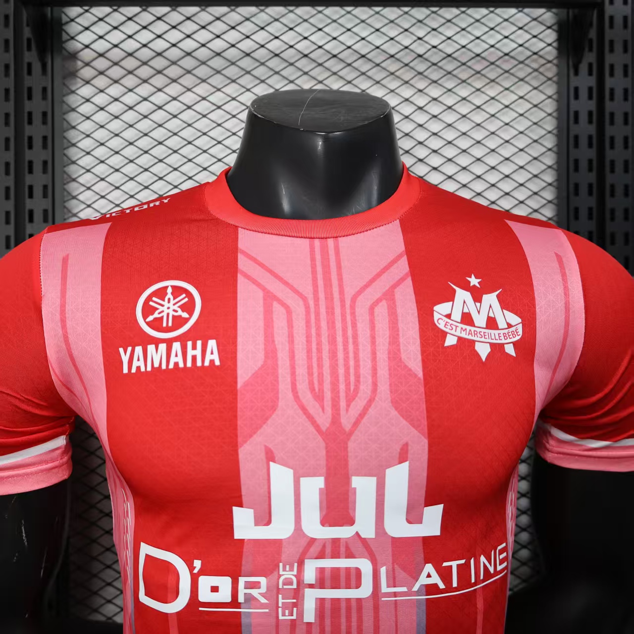 2025/2026 Player Version Olympique de Marseille Special edition Red Football Jersey 1:1 Thai Quality