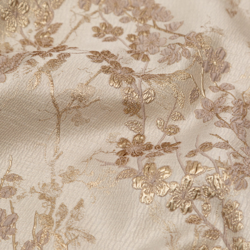 Metallic Gold Luxury Floral Brocade - Joann Fabrics
