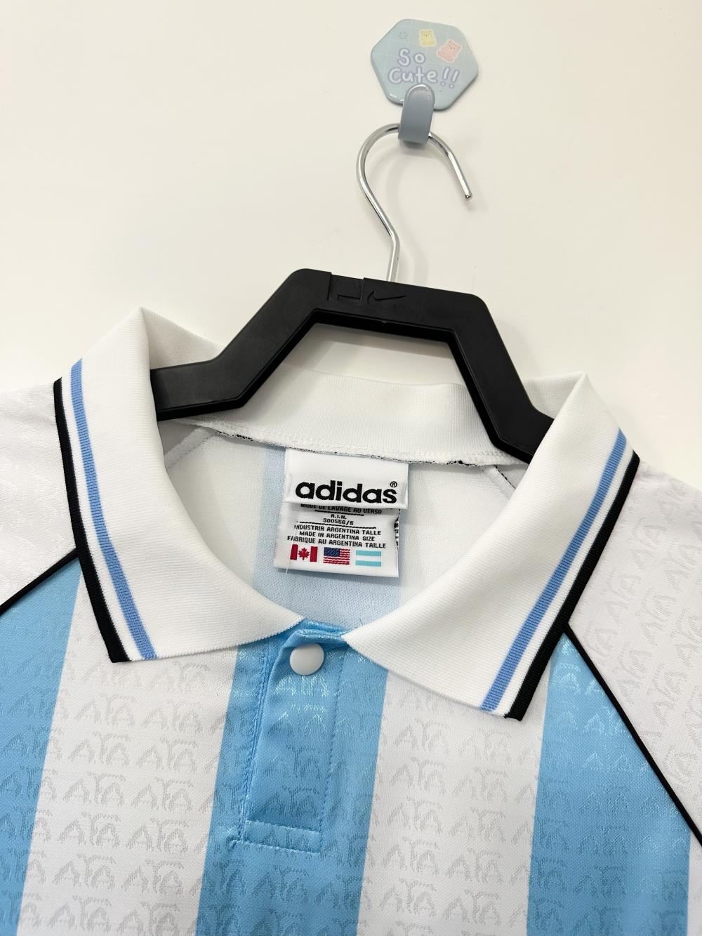 1996-1997 Retro Argentina National Team Home Jersey 1:1 Thai Quality