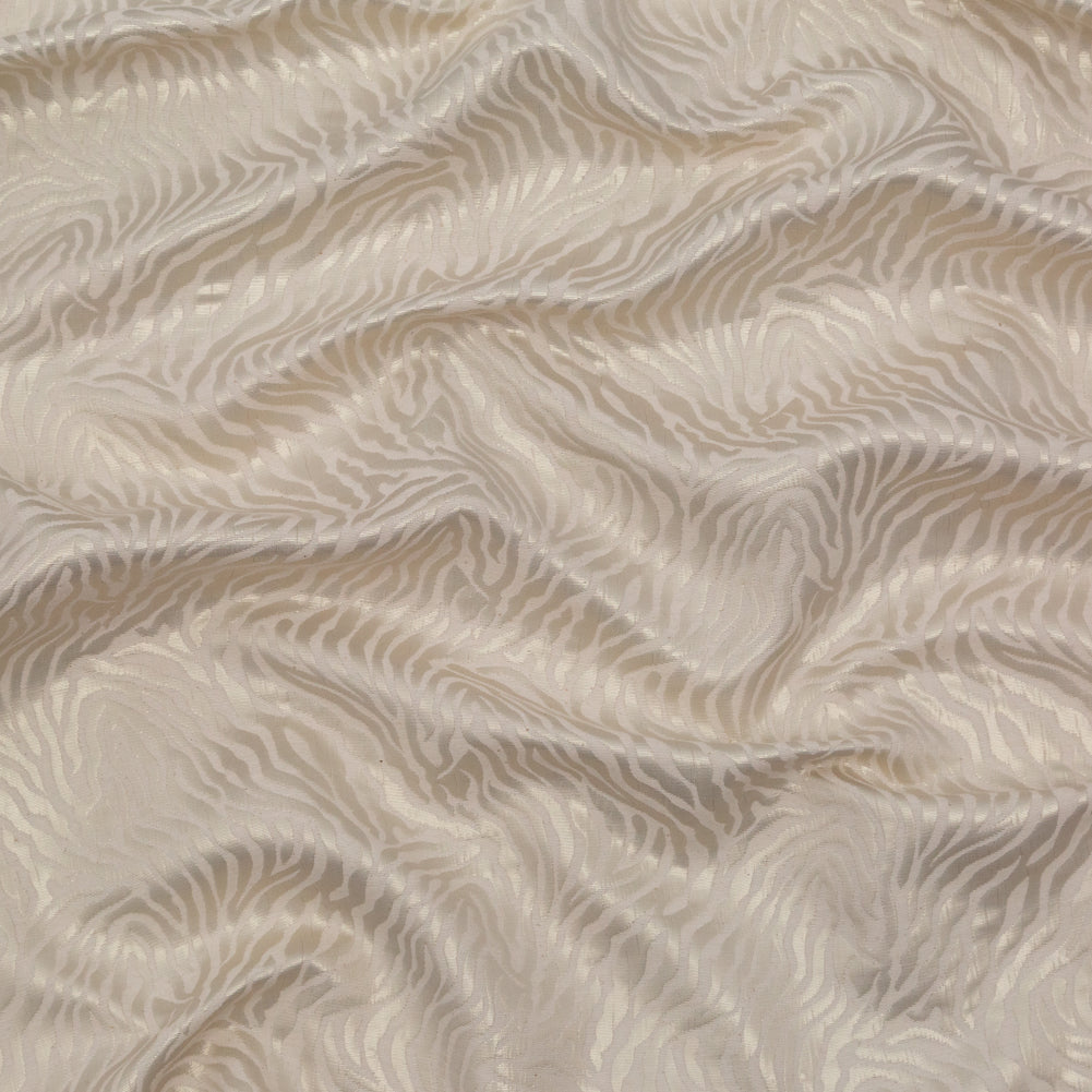 Metallic Whisper White Zebra Cotton Jacquard - Joann Fabrics