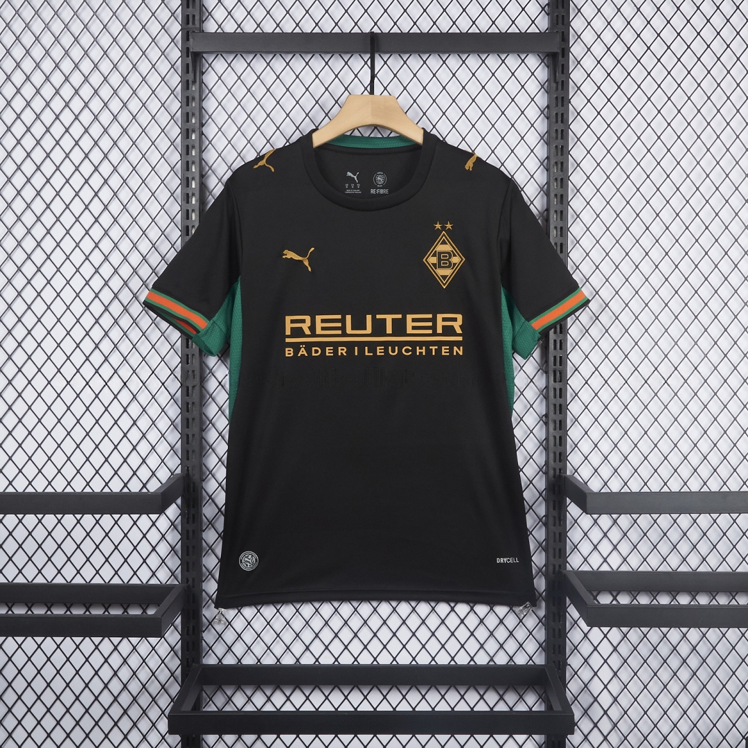 Borussia Mönchengladbach 26-27 Away Black Jersey - Fans Version - UnitedFutballJersey