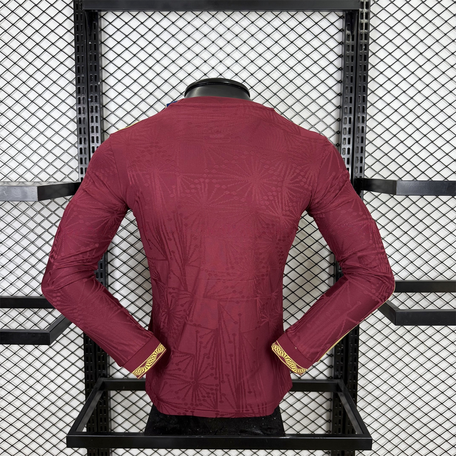 Mexico 2025 Gold Cup Red Long Sleeves Jersey - Player Version - UnitedFutballJersey