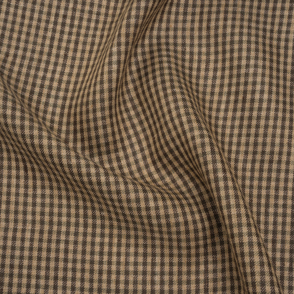 Linen Twill - Taupe and Beige Checks - Joann Fabrics