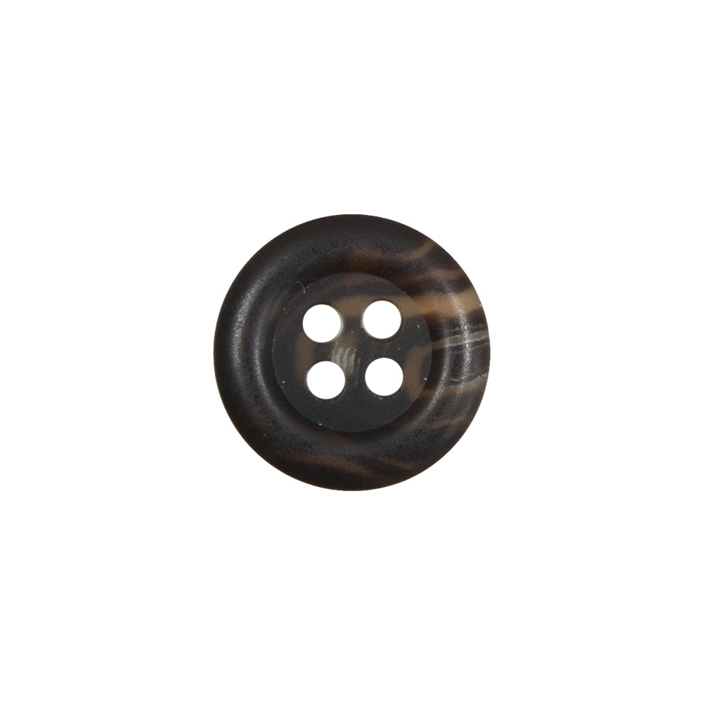 Brown Plastic 4-Hole Button - 24L/15mm - Joann Fabrics