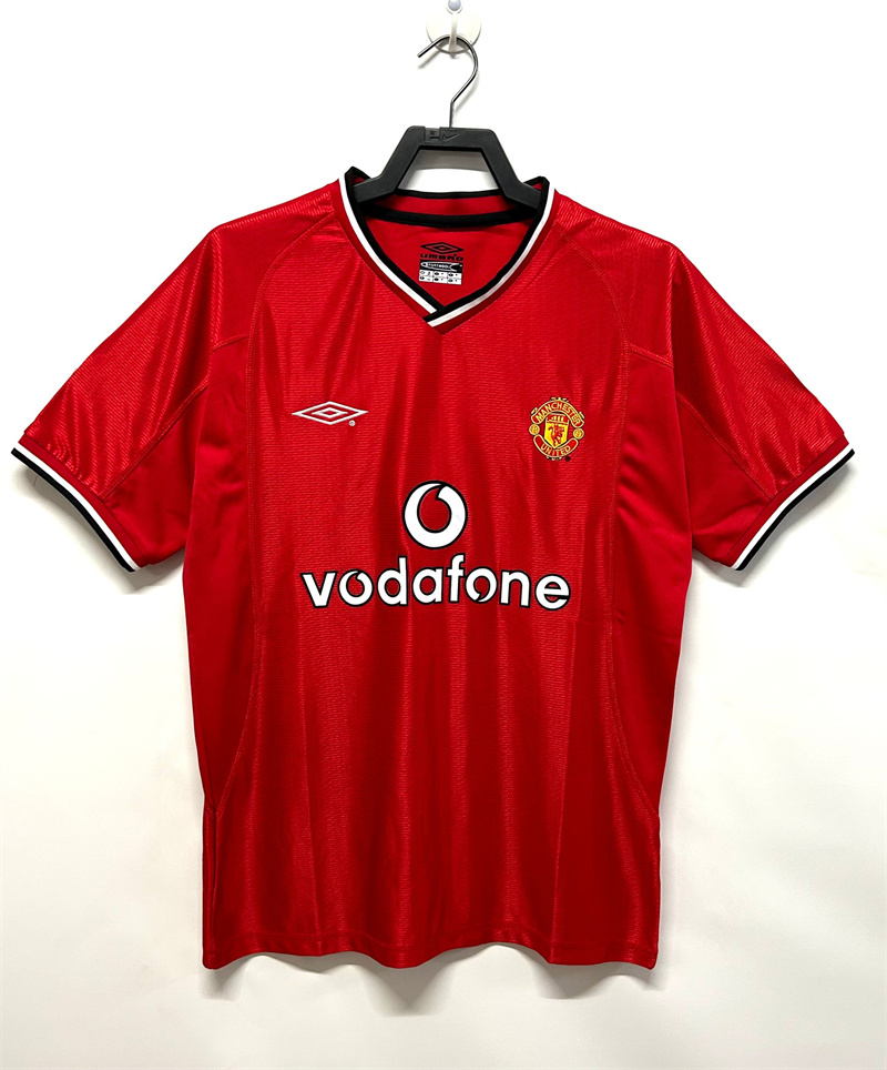 2000/2002 Retro Manchester United Home Football Shirt 1:1 Thai Quality