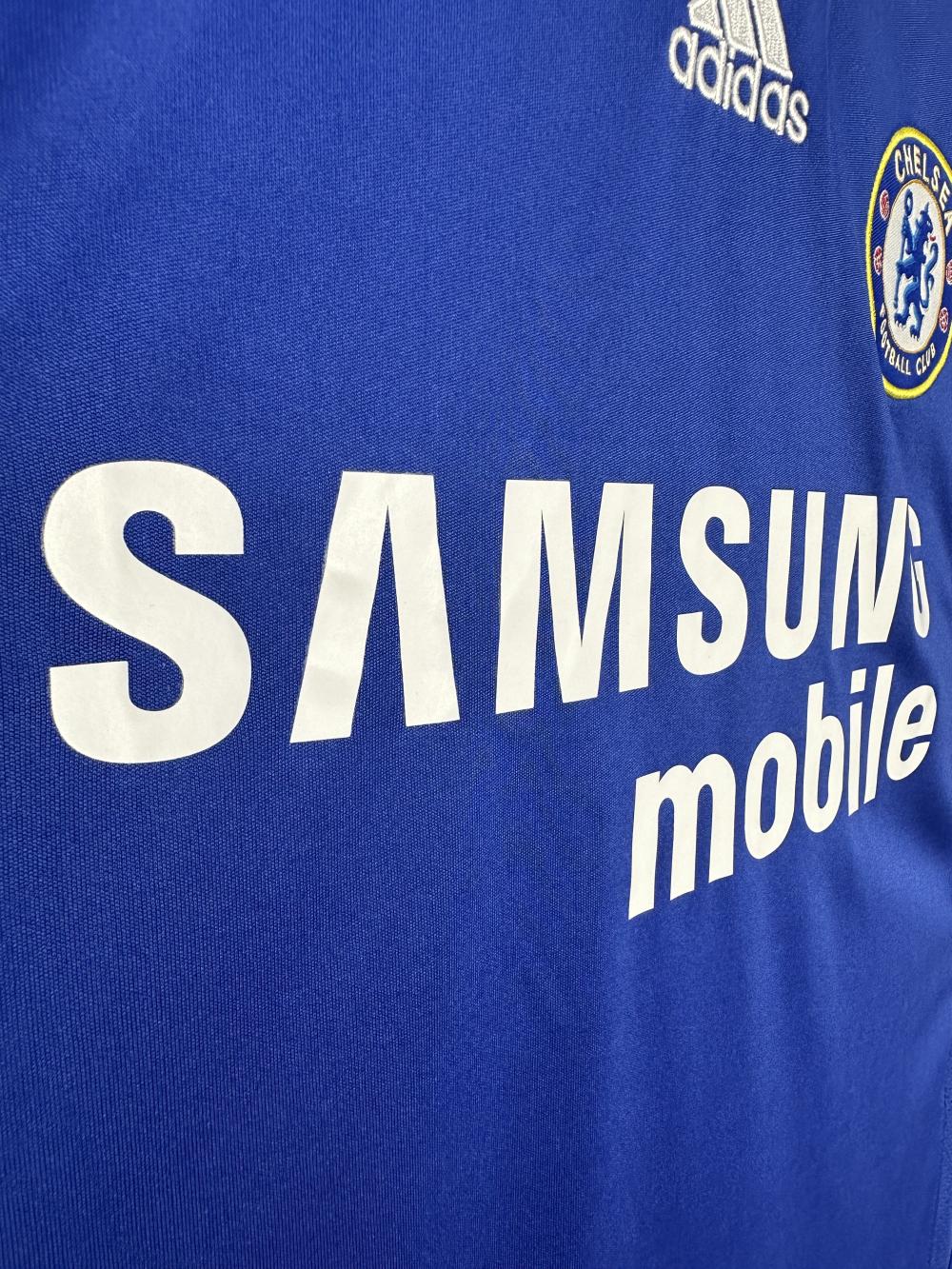 2006-2007 Retro Long Sleeve Chelsea Home Football Shirt 1:1 Thai Quality