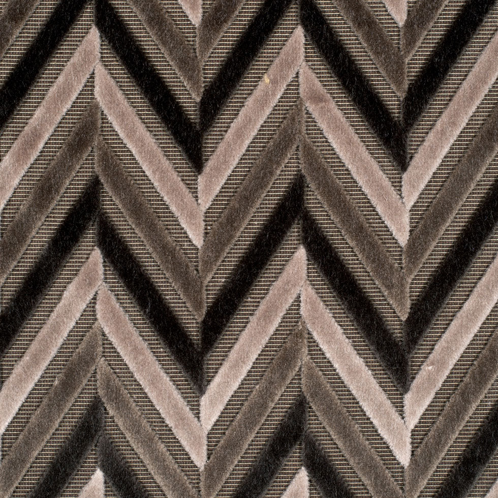Gray Geometric Velvet - Joann Fabrics