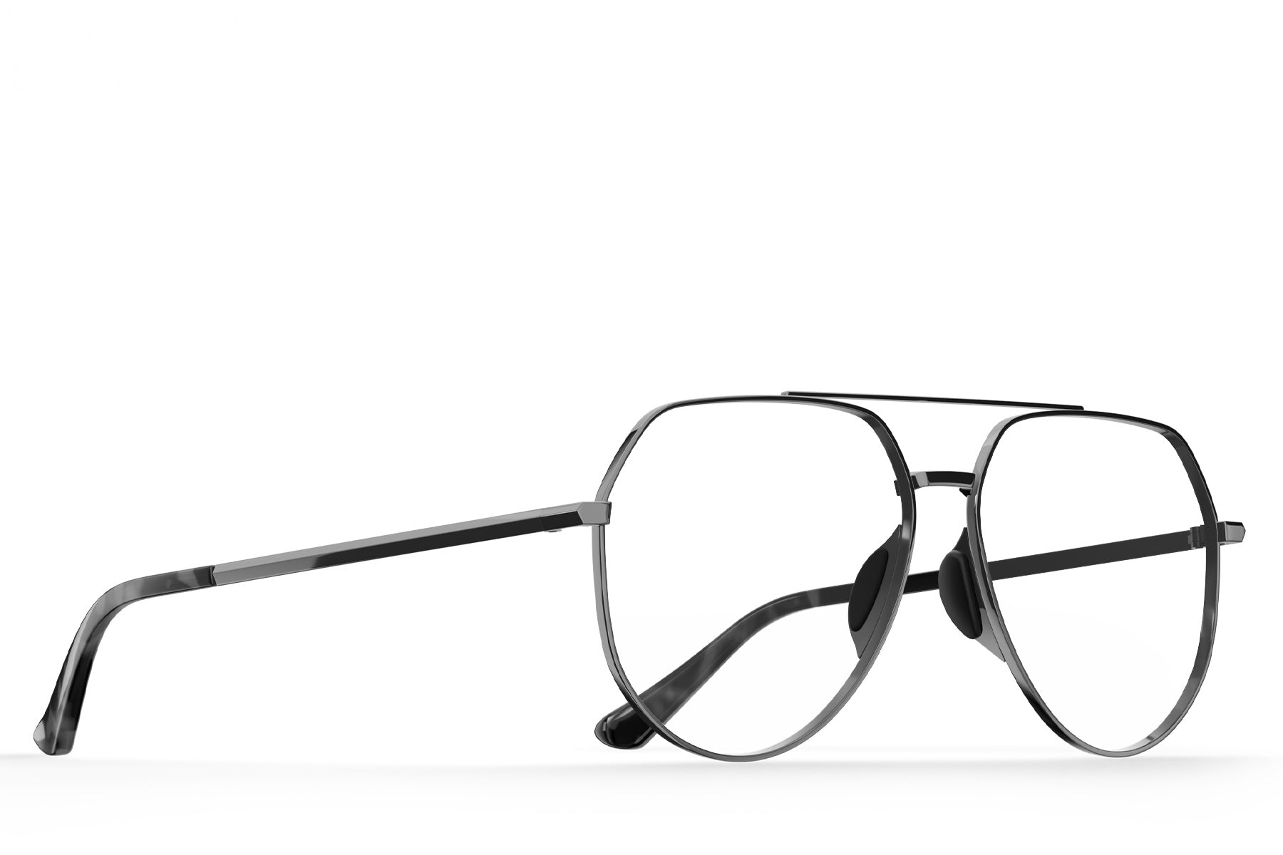 Tangle Free Aviator Hex Rx – Silver