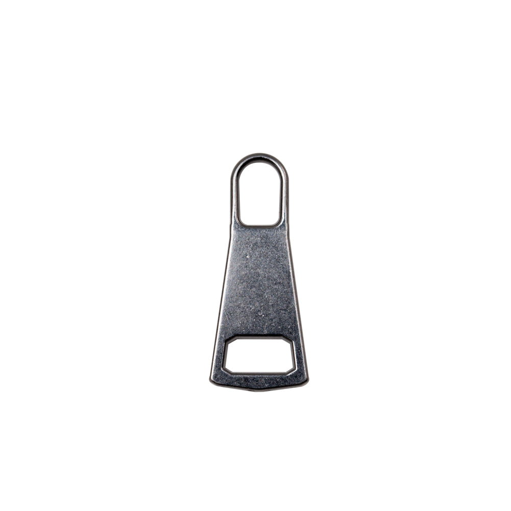 Mood Exclusive Italian Small Gunmetal Flat Trapezium Metal Zipper Pull - Joann Fabrics