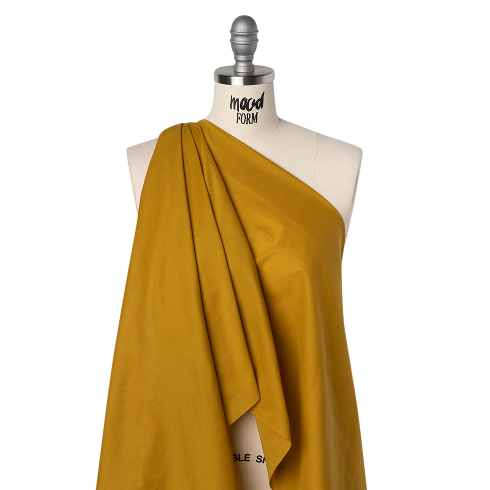 Cotton Voile Lining - Golden Mustard - Famous Australian Designer Deadstock - Joann Fabrics