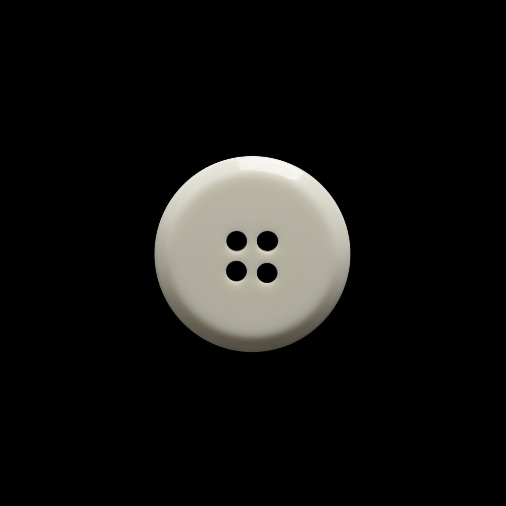 Off White Raised Center and Rim Plastic 4-Hole Button - 24L/15mm - Joann Fabrics