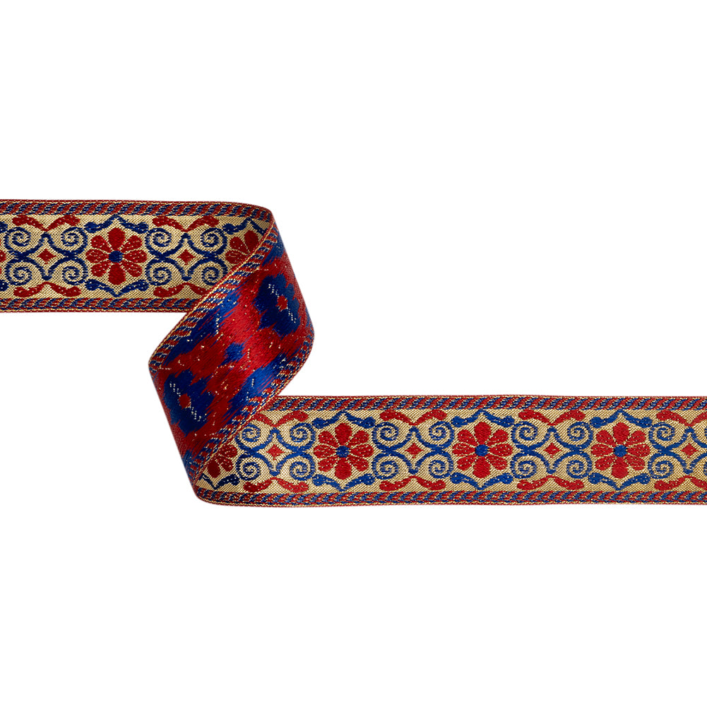 Metallic Jacquard Ribbon - 1.5