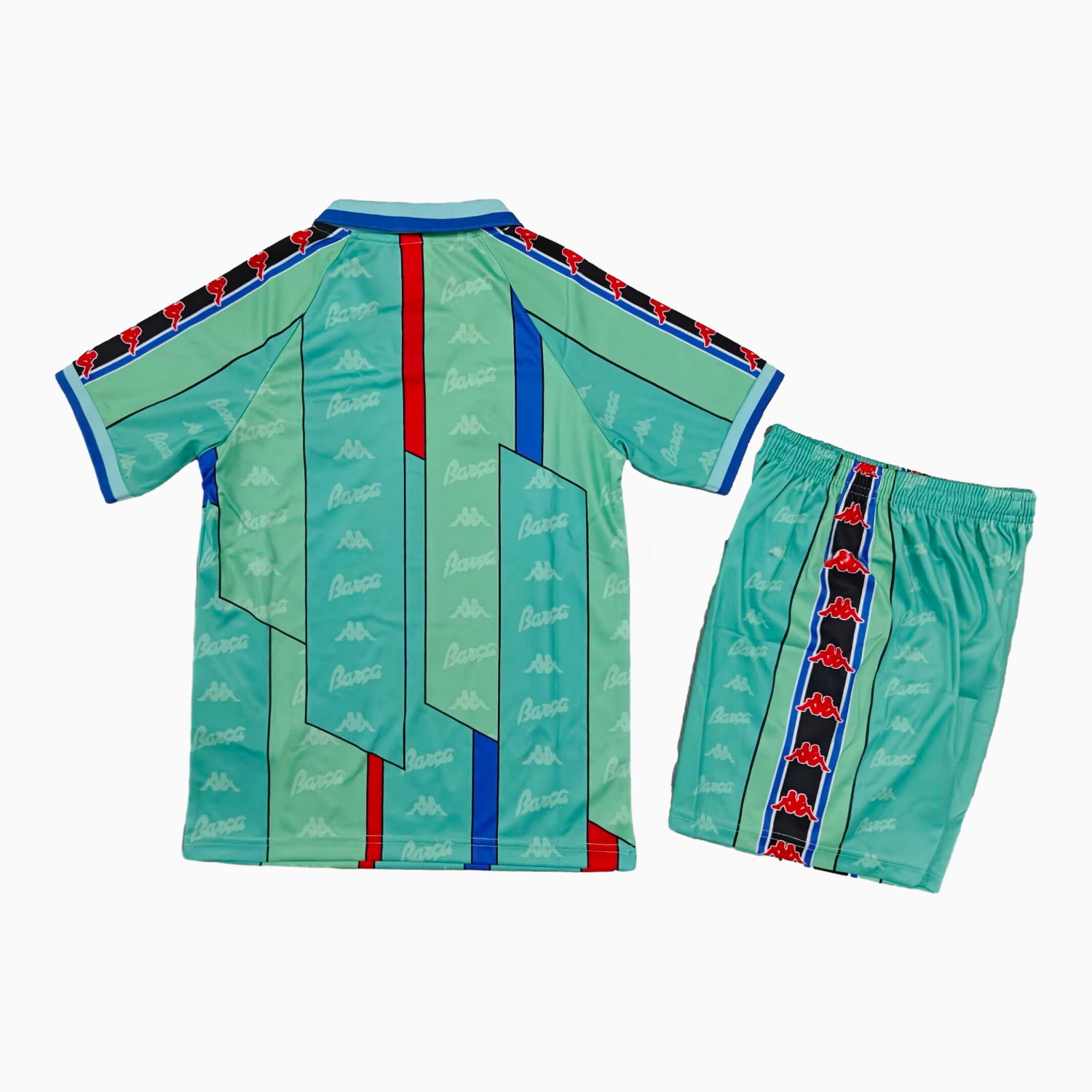 Retro Barcelona 1996-97 Away Kids Kit - UnitedFutballJersey