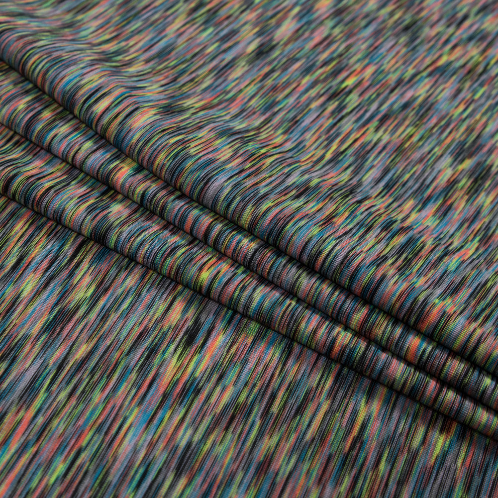 Performance Jersey, Wicking and Anti-Microbial - Avatar Rain Striated - Joann Fabrics