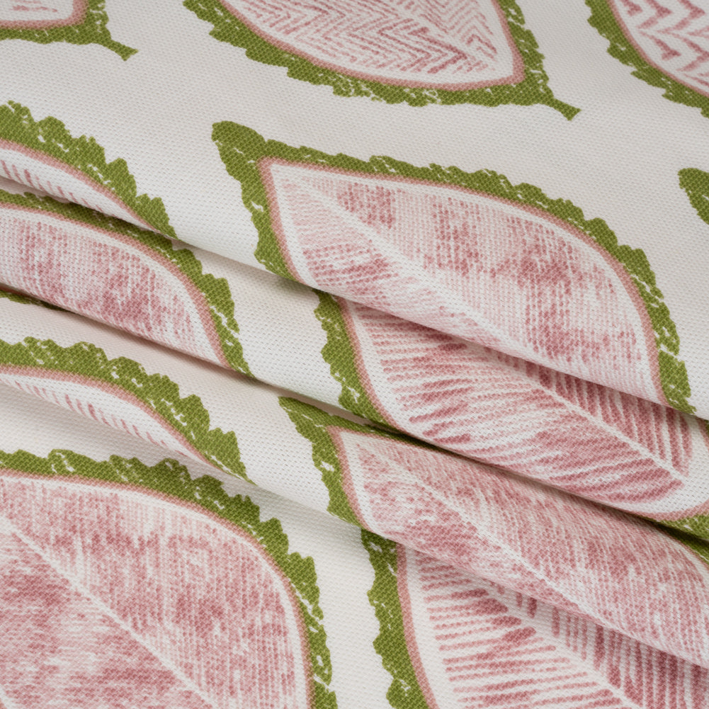 Cotton Canvas Print - Pear Textured Leaves - British Imported - Joann Fabrics