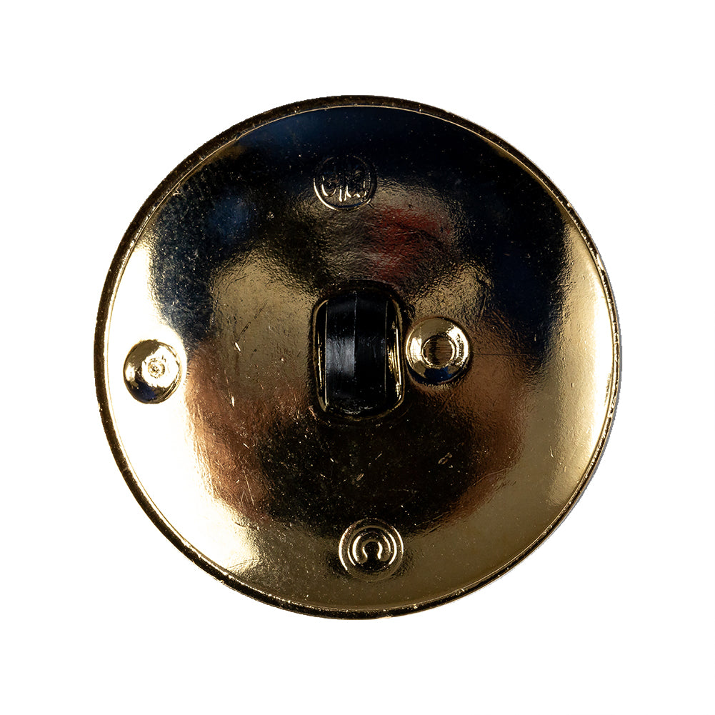Black and Gold 2-Piece Cone-Shaped Shank Back Button - 45L/29mm - Joann Fabrics