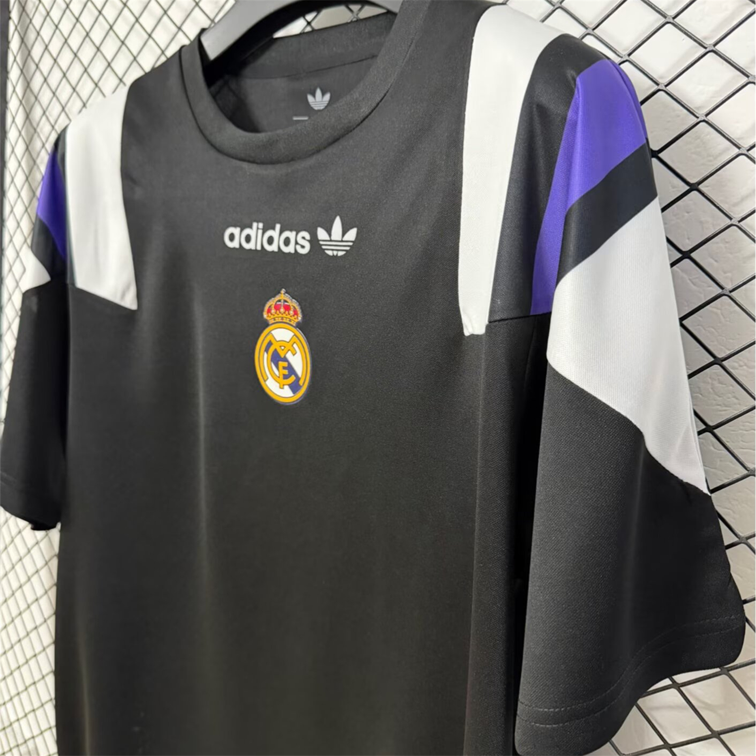 Real Madrid 26-27 x EQT Cotton Black Special Jersey - Fans Version - UnitedFutballJersey