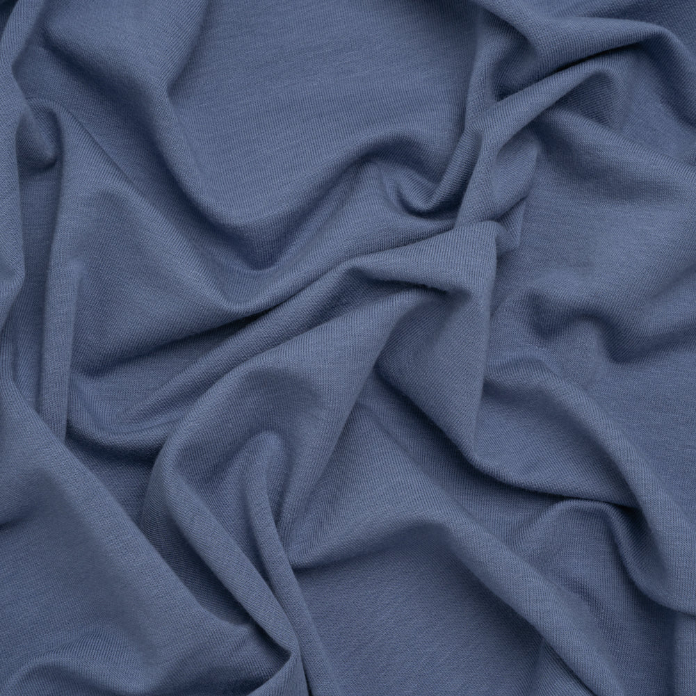 Stretch Cotton and Modal French Terry - Moonlight Blue - Deadstock - Joann Fabrics
