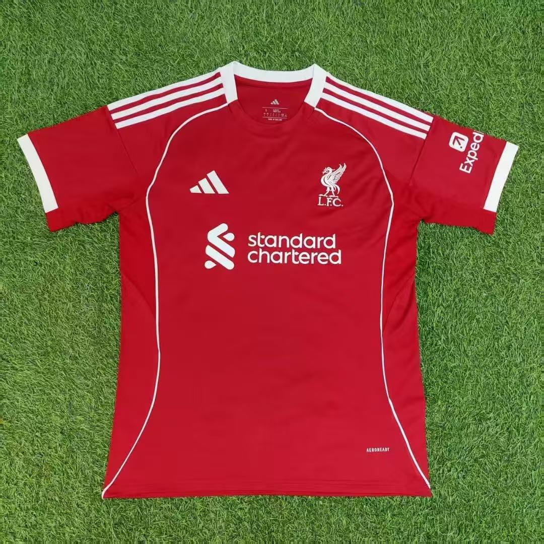 2025/2026 Liverpool Home Soccer Football Jersey 1:1 Thai Quality
